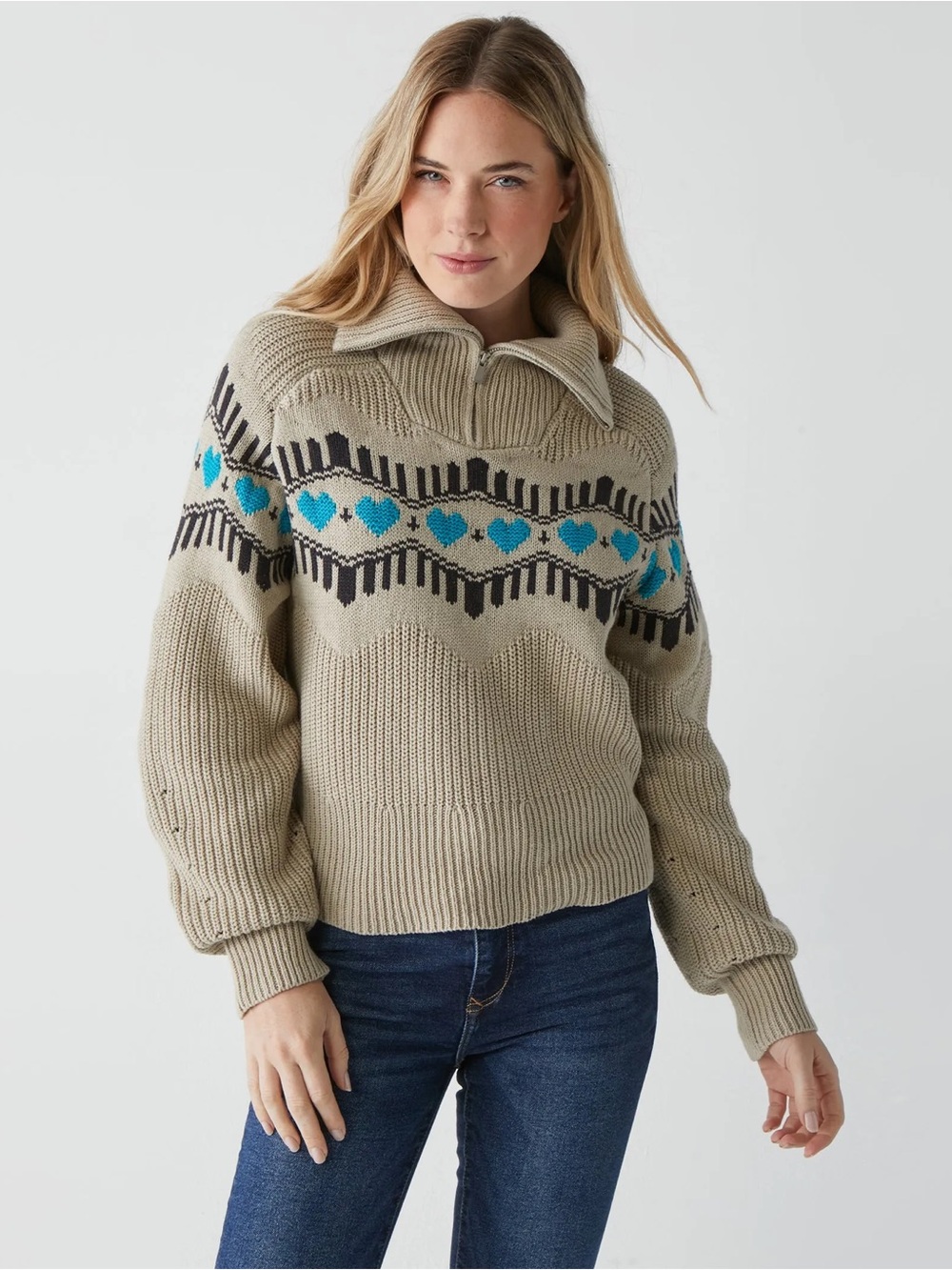 Michael Stars - Anders Fair Isle Sweater - Castle